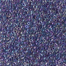 Kásagyöngy - Miyuki - 11/0 - AMETHYST LINED CRYSTAL AB - 0274