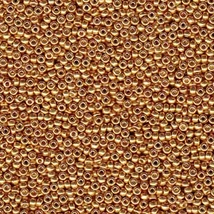 Miyuki Kásagyöngy - 11/0 - DURACOAT GALVANIZED YELLOW GOLD - 4203