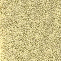 Kásagyöngy - Miyuki - 15/0 - Matted Opaque Dk.Cream AB - 0492FR