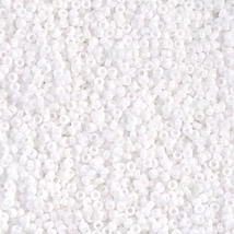 Kásagyöngy - Miyuki - 15/0 -  WHITE OPAQUE - 0402