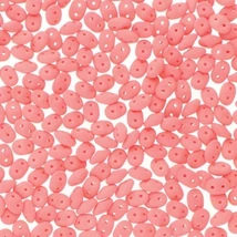  SuperDuo - 2,5x5mm - Bondeli Matte Coral - 92944