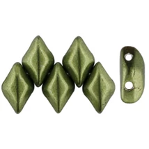 Gemduo™ gyöngy - 8x5mm - Sueded Gold Fern - 08A06