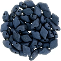 GEMDUO - 8x5mm - Metallic Suede - Dk Blue - 79032MJT