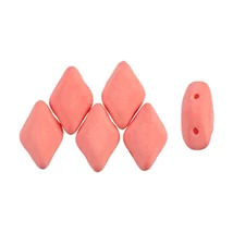 GEMDUO gyöngy - 8x5mm - Bondeli Coral - 92944AL - kétlyukú