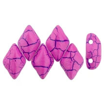 GEMDUO gyöngy - 8x5mm - Ionic Pink/Blue - IO24612