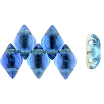 Gemduo gyöngy - 8x5mm - Backlit - Deep Sea -S11C002