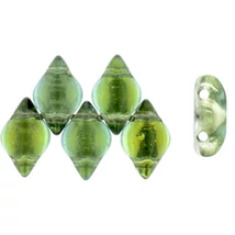 Gemduo gyöngy - 8x5mm - Backlit - Lime Freeze - S11C025