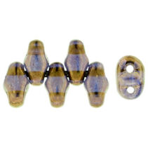 MiniDuo - 2,5x4mm - Bronze - Crystal  - B00030