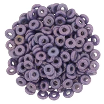 O - gyöngy - 3,8x1mm - Luster - Metallic Amethyst Chalk - LE03000