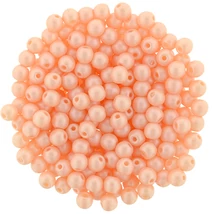 Préselt gyöngy - 3 MM - Powdery - Pastel Peach - 29303AL