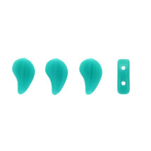 FlatDuo Beads 8x5mm - Turquoise Green - 63130