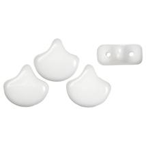 Ginko - 7,5x7,5mm - Luster - Opaque White - L03000