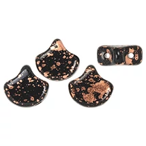 Ginko - 7,5x7,5mm - Copper Splash - Jet - 94412JT