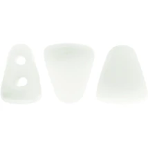 NIB-BIT kétlyukú gyöngy - 6x5mm - White - 03000