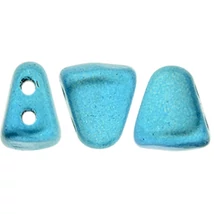 NIB-BIT kétlyukú gyöngy - 6x5mm - Metalust - Turquoise - 24206JT