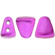 NIB-BIT kétlyukú gyöngy - 6x5mm - Metalust - Hot Pink - 24207JT