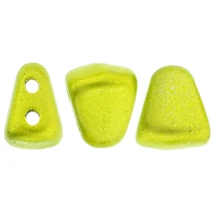 NIB-BIT kétlyukú gyöngy - 6x5mm - Metalust - Electric Green - 24210JT