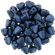 NIB-BIT - 6x5mm - Metallic Suede - Dk Blue - 79032MJT