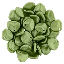 Petal - 8x7mm - Pearl Coat - Olive