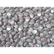 Pinch gyöngy - 5x3mm -  CHALK WHITE IRIS - 15781