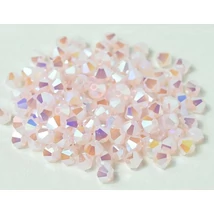 PRECIOSA MC Bicone - 4mm - ROSE OPAL 2X AB - 71350-20000