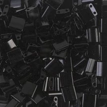 Tila gyöngy - Black - 5x5mm - TL0401
