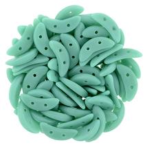 10x4mm Telt Türkiz színű Félhold gyöngy