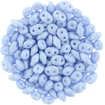 SuperDuo kétlyukú gyöngy 2,5x5mm - Powdery - Pastel Blue - 29310AL