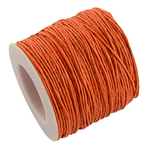 Textil zsinór - 1mm - Narancs színben