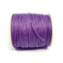 Textil zsinór - 1mm - Levendula színben