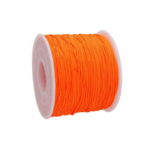 Makramé zsinór - 1mm - Narancs színben