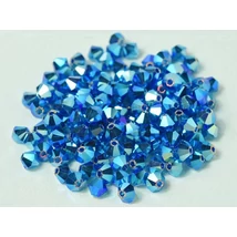 PRECIOSA MC Bicone - 4mm -Capri Blue 2x AB - 60310-2000