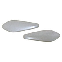 Lándzsa (szirom) gyöngy- Pearl Coat - Silver- 5x16mm- 2 lyukú