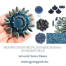 Moonflower medál - egységcsomag - Starlight Blue