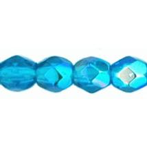 Cseh Csiszolt - 3mm - Capri Blue AB - X60080 