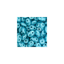 SuperDuo 2,5x5mm - Luster - Blue Turquoise - L63030
