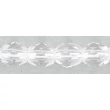 Cseh Csiszolt Gyöngy - 3 mm - Crystal - 00030