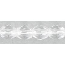 Cseh Csiszolt Gyöngy - 3 mm - Crystal - 00030