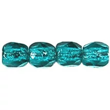 Csiszolt gyöngy - 3mm - Teal - 60230