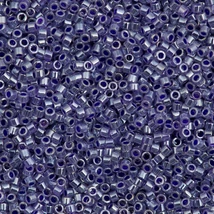 Miyuki Delica gyöngy - 11/0 - Lined Crystal Violet - 0250