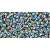 Toho kásagyöngy - 11/0 - Transparent - Rainbow Black Diamond - 176