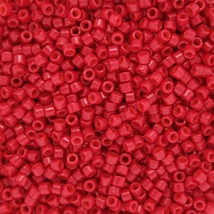 Miyuki delica - 11/0 - OPAQUE RED DYED - 0791