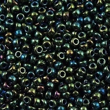 Kásagyöngy - Miyuki - 11/0 - METALLIC FOREST GREEN IRIS - 0453