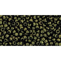 Toho kásagyöngy -11/0 - Gold-Lustered Dk Antique Bronze - 422