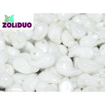 ZOLiDUO - Cseh préselt - 2lyukú gyöngy - ALABASTER SHIMMER - Bal - 21402