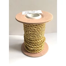 Sodrott zsinór- 3mm- Arany