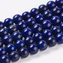 Ásványgyöngy - 6mm - Természetes  Lapis lazuli