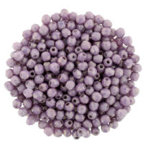 2mm - Luster - Opaque Lilac- Cseh csiszolt gyöngy - LZ02010