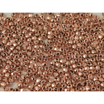 Csiszolt gyöngy - 2mm - Crystal Copper Plated - 39000 