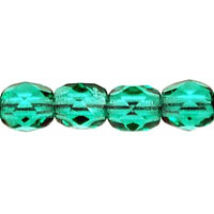 Csiszolt gyöngy - 3mm - Emerald - 50720